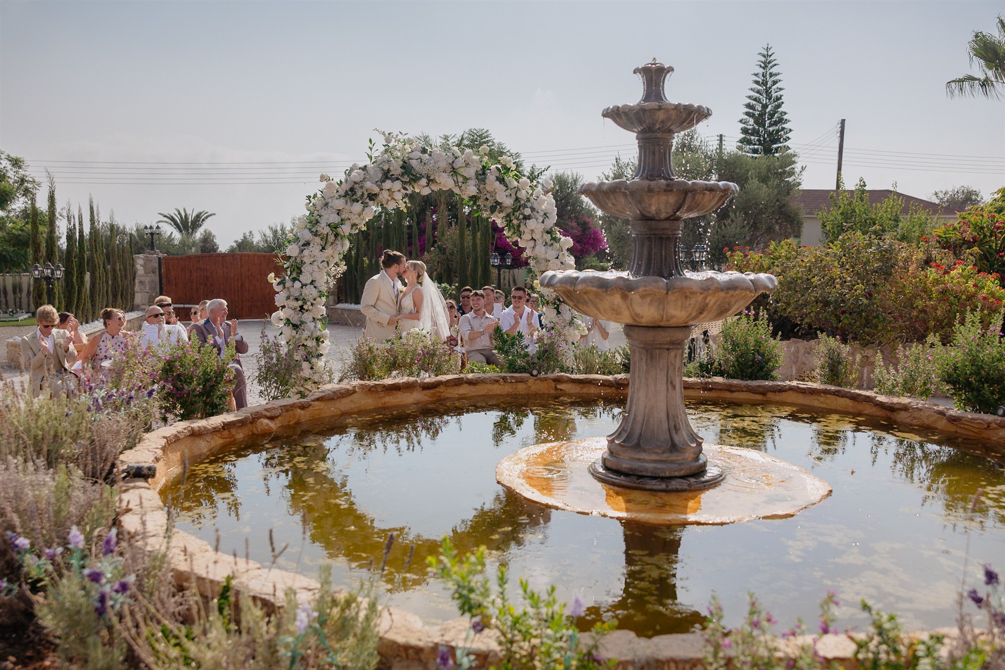 Book your wedding day in L'Chateau Wedding Venue Paphos